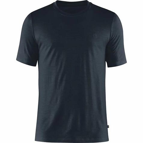 Fjallraven Men Abisko T-Shirt Navy PH190148 Philippines